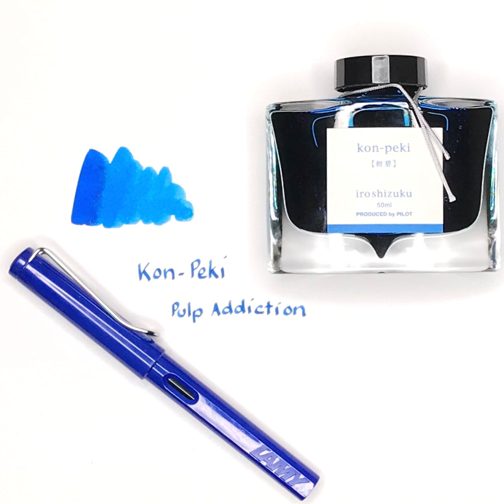Pilot Iroshizuku Ink KonPeki — Pulp Addiction