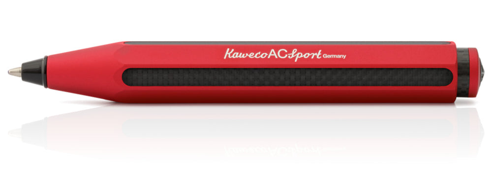 Kaweco AC Sport Carbon Ballpoint Pen - Red