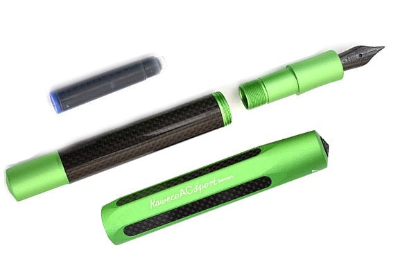Kaweco AC Sport Carbon Fountain Pen - Green