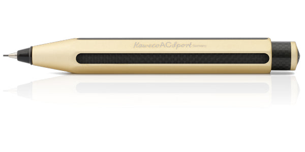 Kaweco AC Sport Carbon 0.7mm Mechanical Pencil - Champagne