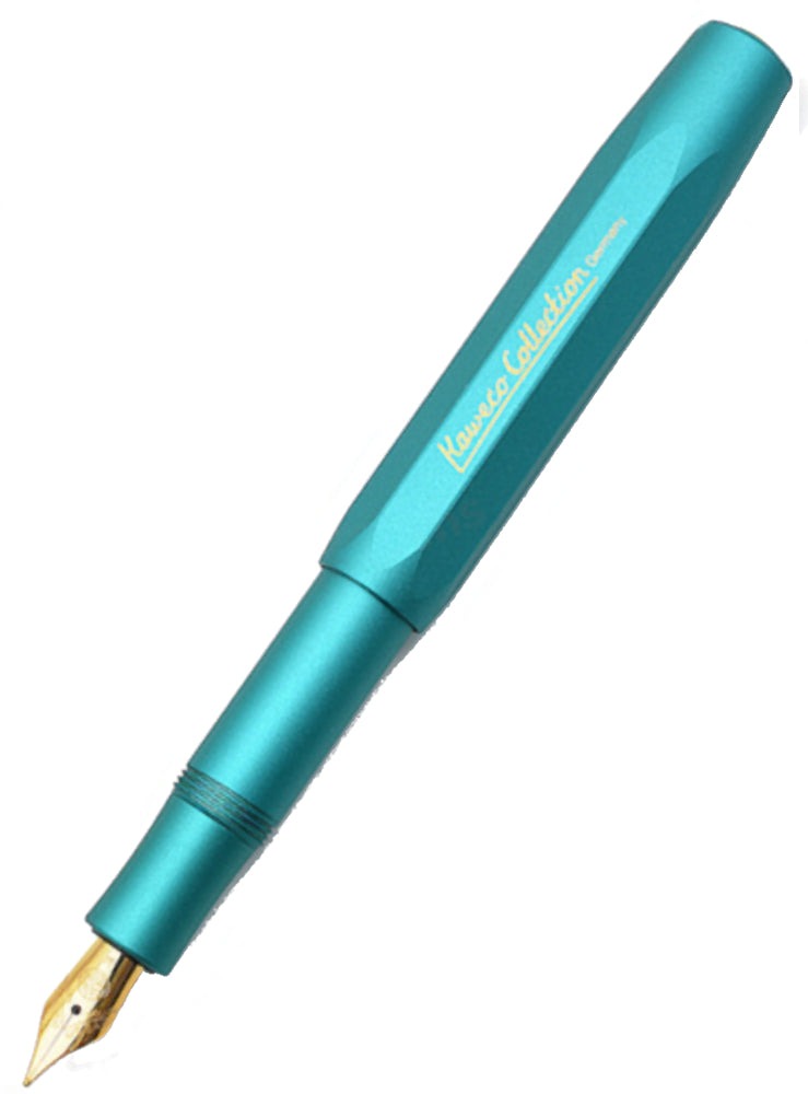 Kaweco Collection AL Sport Fountain Pen - Iguana Blue Special Edition
