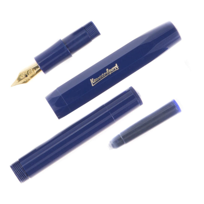 Kaweco Classic Sport Fountain Pen: Navy - Papillon Press