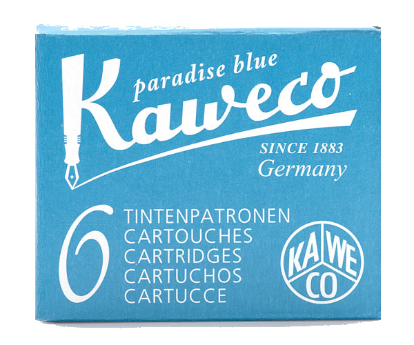 Kaweco Ink Cartridges - Paradise Blue