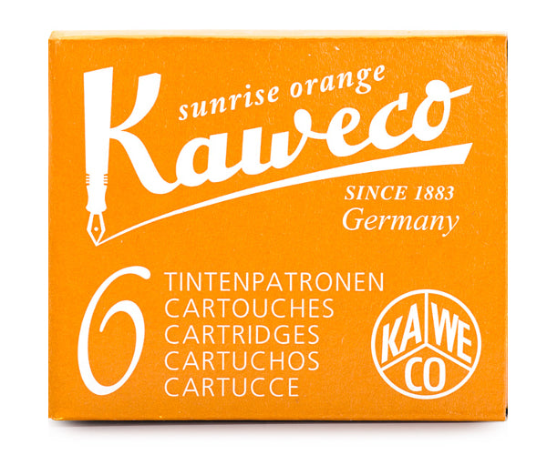 Kaweco Ink Cartridges - Sunrise Orange