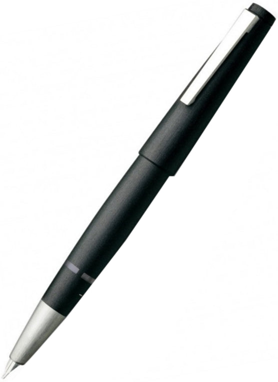 Lamy 2000 Black Fountain Pen - Double Broad