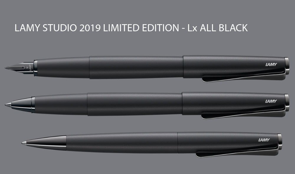 Lamy Studio Fountain Pen - Limited Edition Lx Black — Pulp Addiction