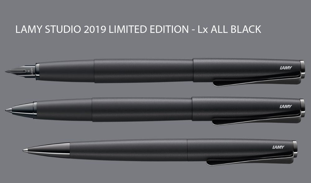 Lamy Studio Ballpoint Pen Lx All Black — Pulp Addiction