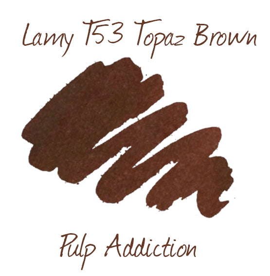Lamy T53 Topaz Brown Ink - 2ml Sample
