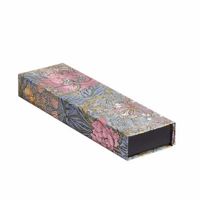 Paperblanks Pencil Case - William Morris - Pink Honeysuckle