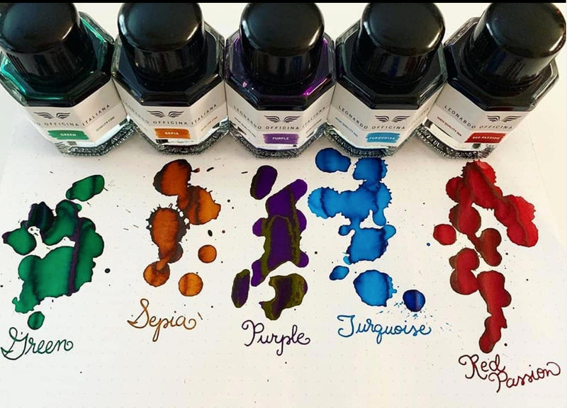 Leonardo Officina Italiana Fountain Pen Ink - Blue 40ml