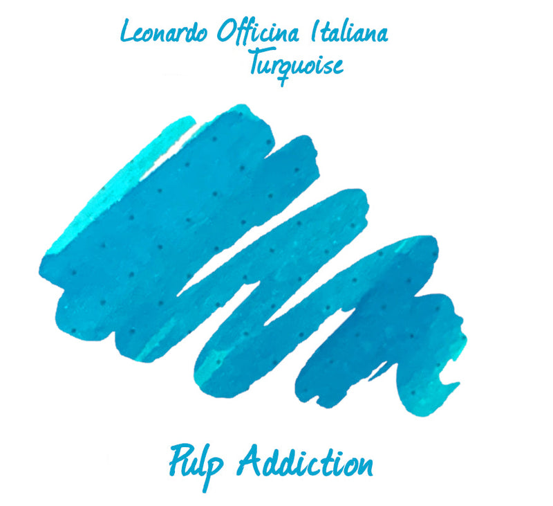 Leonardo Officina Italiana Fountain Pen Ink - Turchese Turquoise 40ml