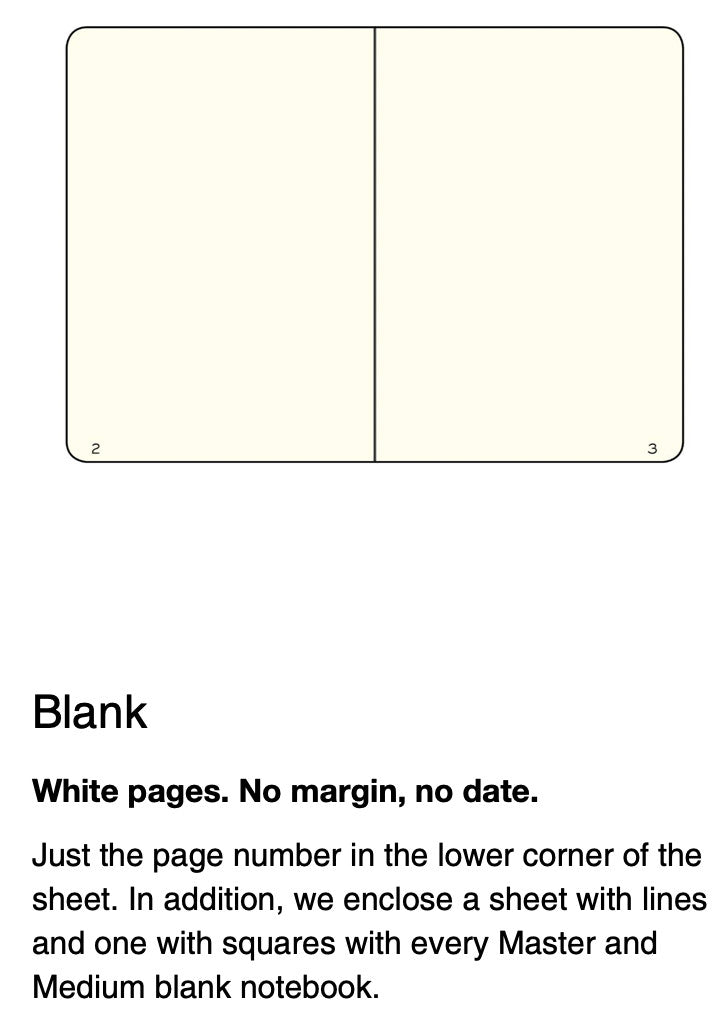 Leuchtturm1917 Notebook Medium (A5), Plain - Black