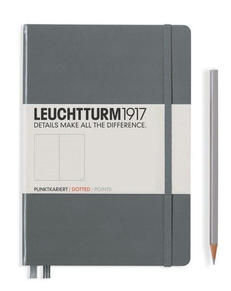Leuchtturm1917 Medium (A5) Notebook - Anthracite Dotted