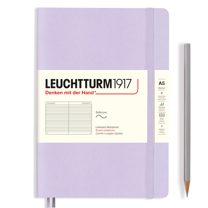Leuchtturm1917 Softcover (A5) Notebook - Lilac Lined