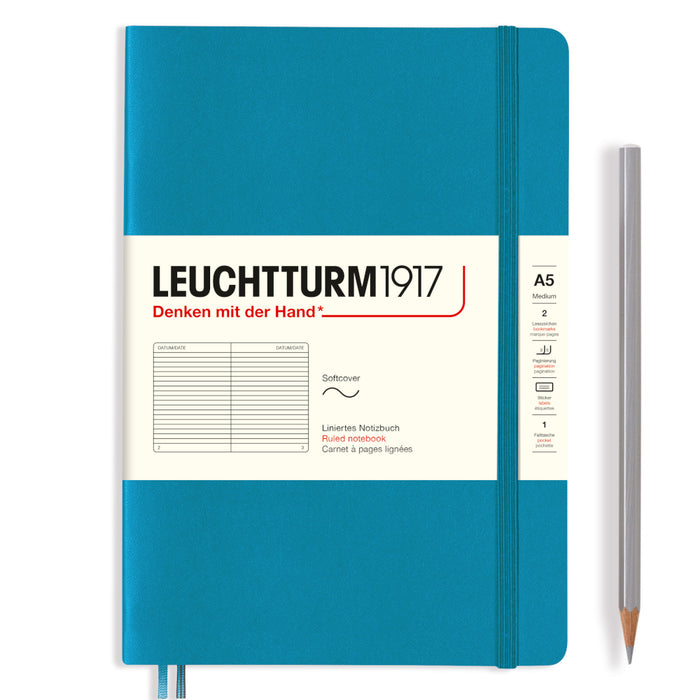 Leuchtturm1917 Softcover (A5) Notebook - Ocean Lined