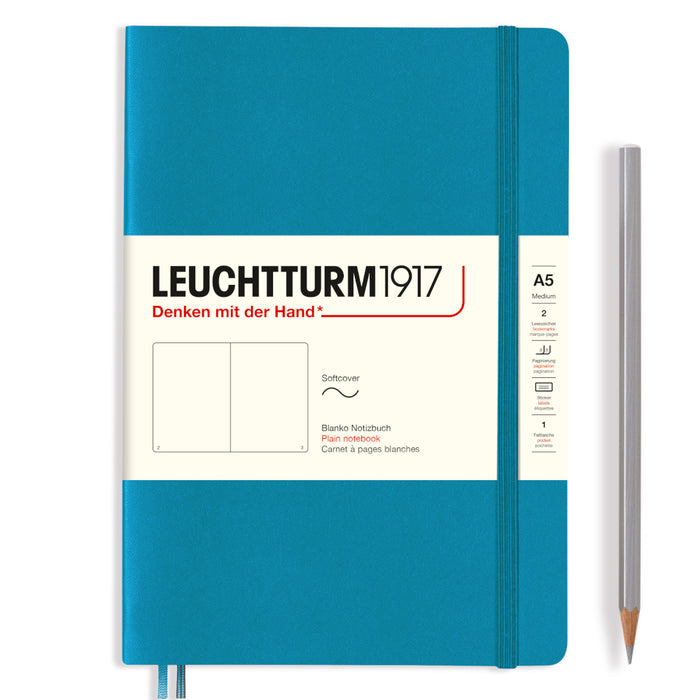 Leuchtturm1917 Softcover (A5) Notebook - Ocean Plain