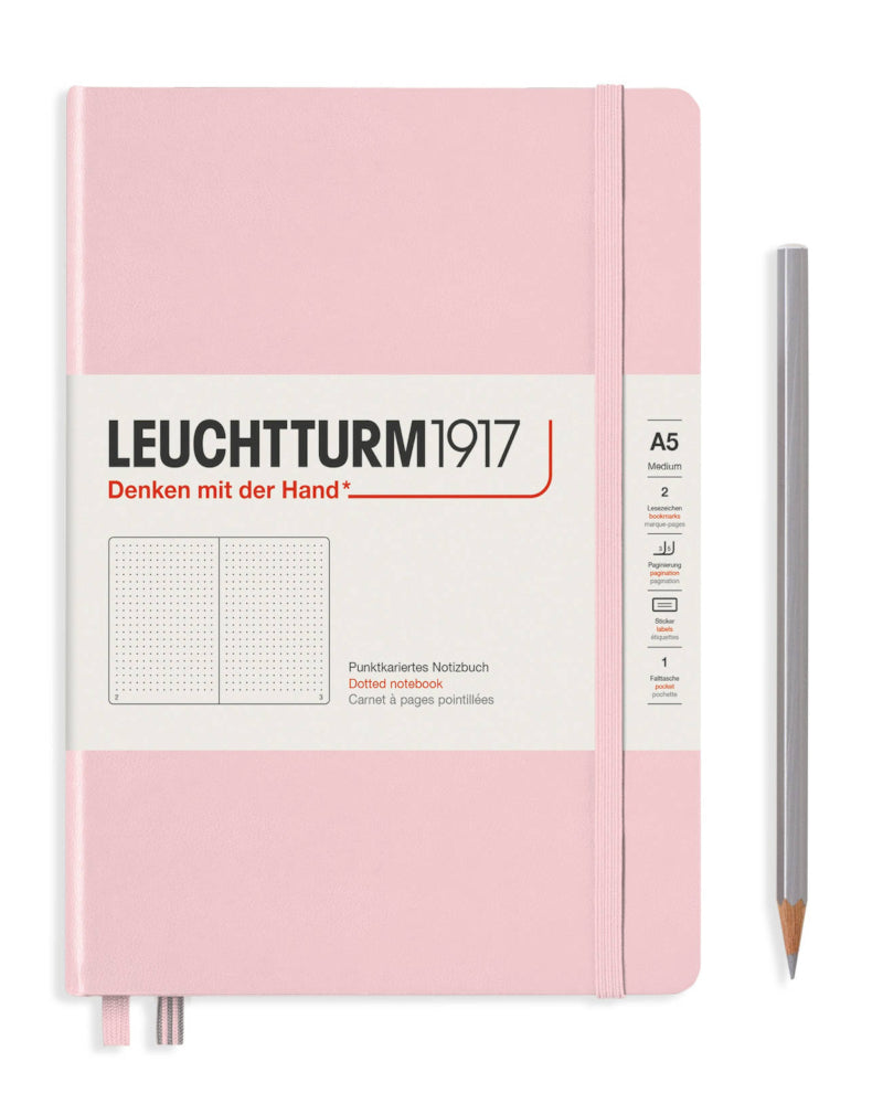Leuchtturm1917 Notebook Medium (A5), Dotted - Powder