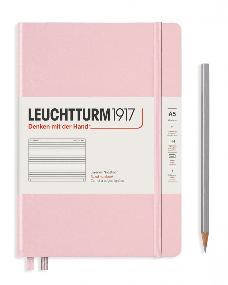 Leuchtturm1917 Notebook Medium (A5), Ruled - Powder