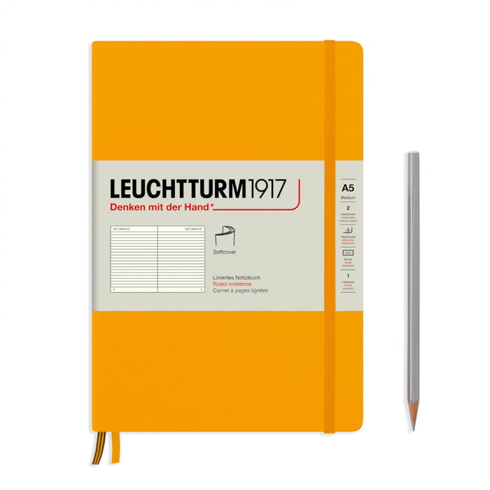 Leuchtturm1917 Softcover (A5) Notebook - Rising Sun Lined