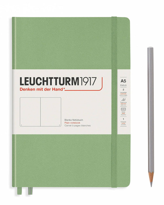 Leuchtturm1917 Medium (A5) Notebook - Sage Plain