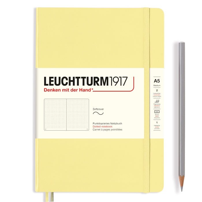 Leuchtturm1917 Softcover (A5) Notebook - Vanilla Dotted