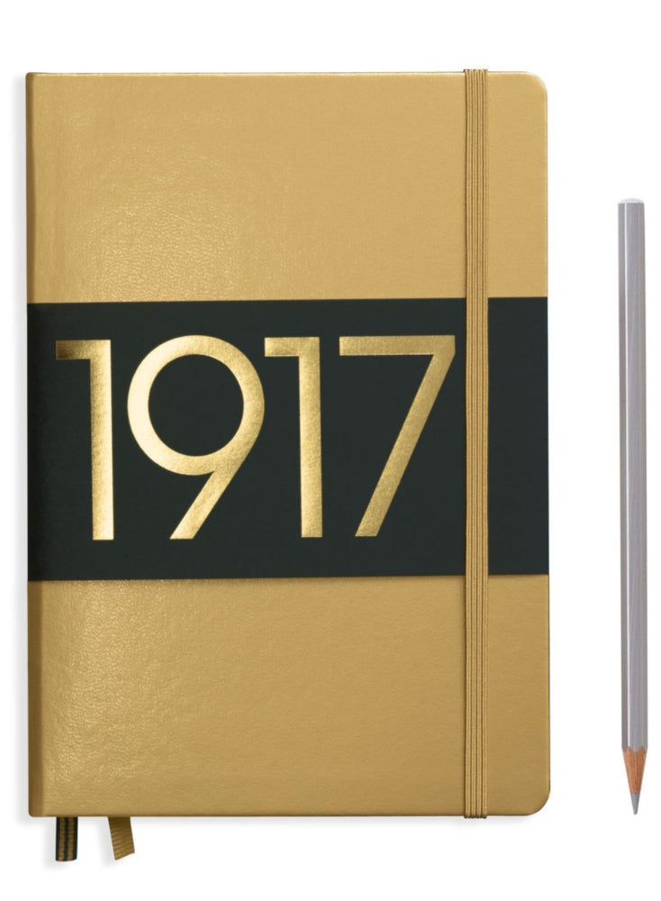 Leuchtturm1917 Notebook Medium (A5), Dotted - Gold