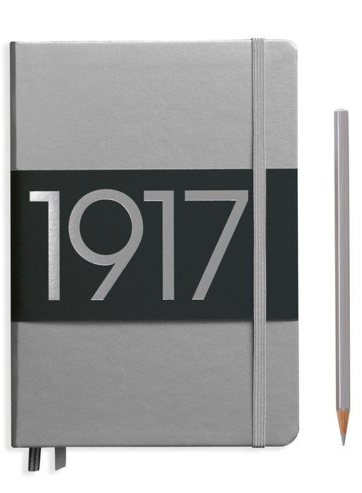 Leuchtturm1917 Medium (A5) Notebook - Silver Dotted