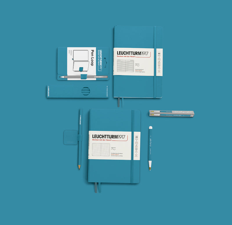 Leuchtturm1917 Notebook Softcover (A5), Ruled - Ocean