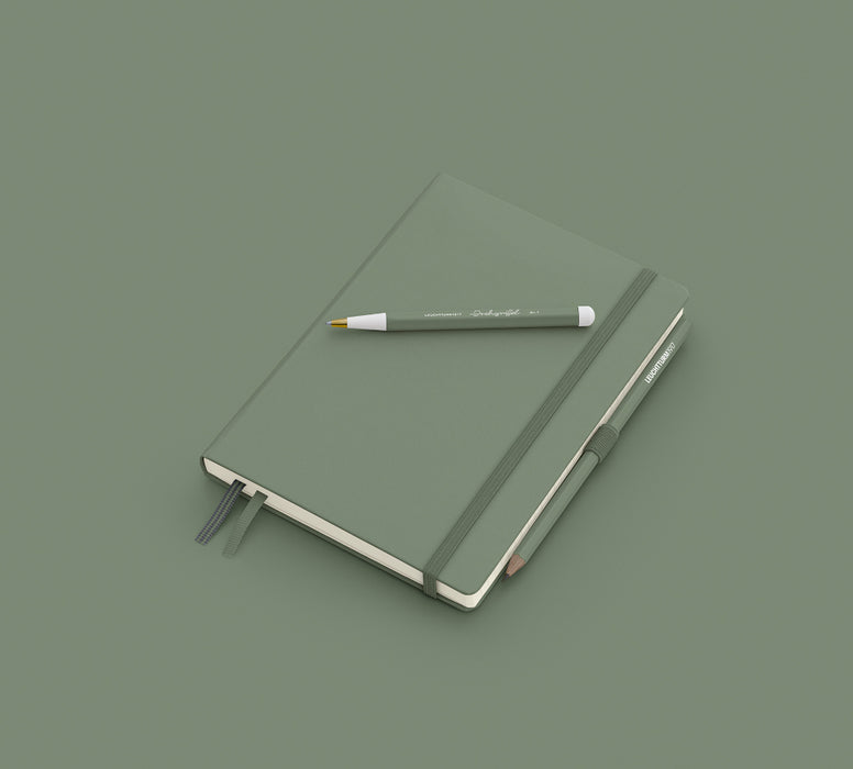 Leuchtturm1917 Softcover (A5) Notebook - Olive Plain