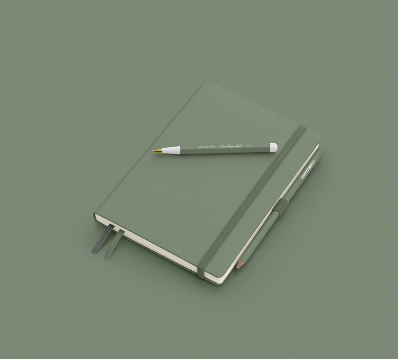 Leuchtturm1917 Softcover (A5) Notebook - Olive Dotted