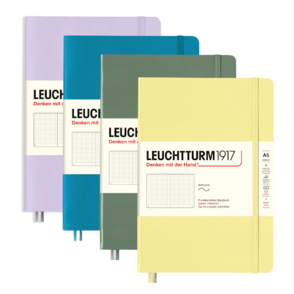 Leuchtturm1917 Softcover (A5) Notebook - Olive Dotted