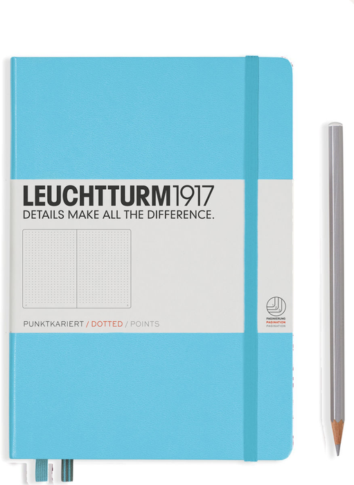Leuchtturm1917 Medium (A5) Notebook - Ice Blue Dotted