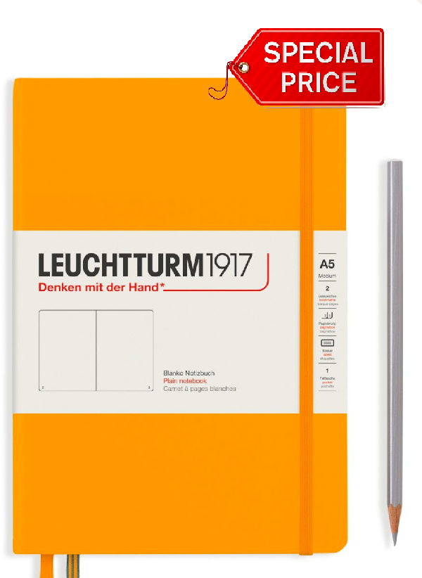 Leuchtturm1917 Notebook Medium (A5), Blank - Rising Sun