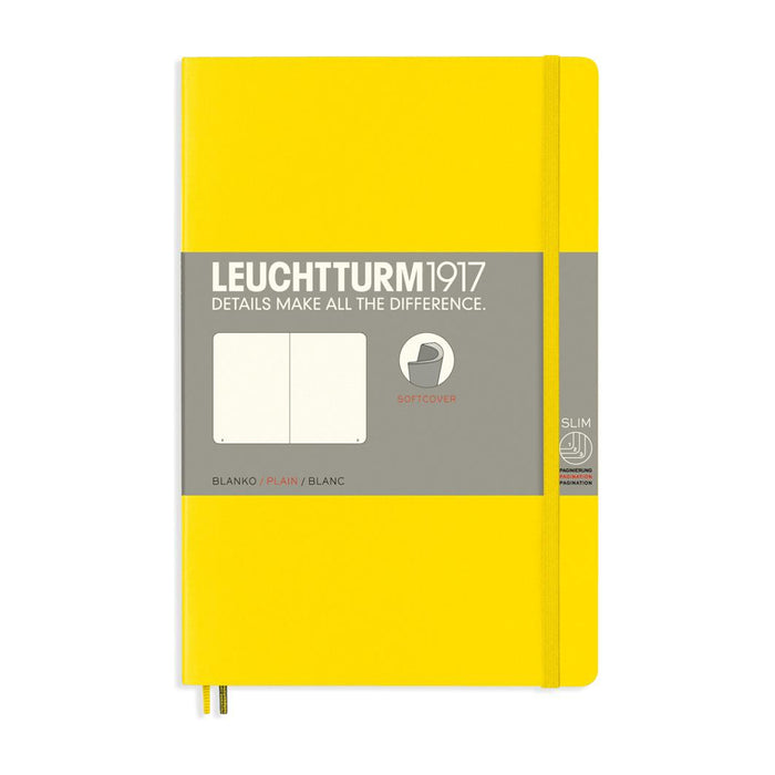 Leuchtturm Softcover Paperback Notebook (B6+) - Lemon Dotted