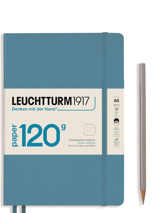 Leuchtturm1917 120gsm Edition Notebook - (A5) Dotted, Nordic Blue