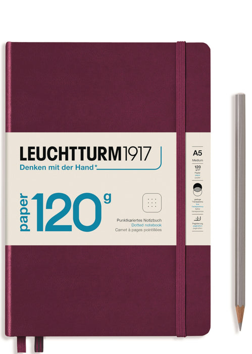Leuchtturm1917 120gsm Edition Notebook - (A5) Dotted, Port Red