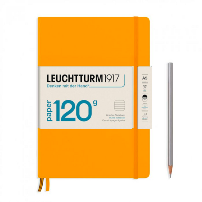 Leuchtturm1917 120gsm Edition Hardcover Notebook (A5), Lined - Rising Sun