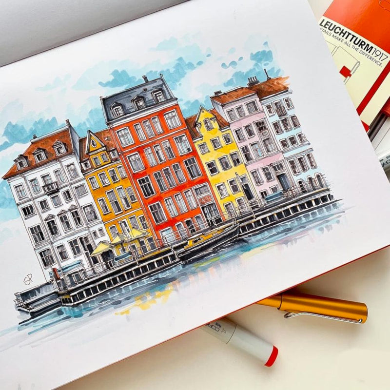 Leuchtturm1917 Sketchbook Medium Landscape (A5) - Lilac