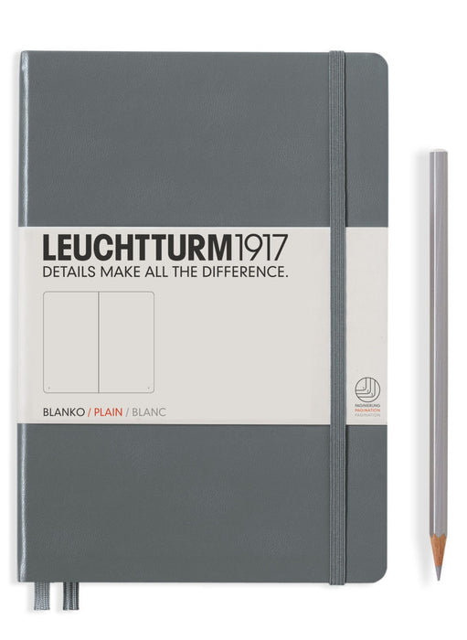 Leuchtturm1917 Medium (A5) Notebook - Anthracite Plain