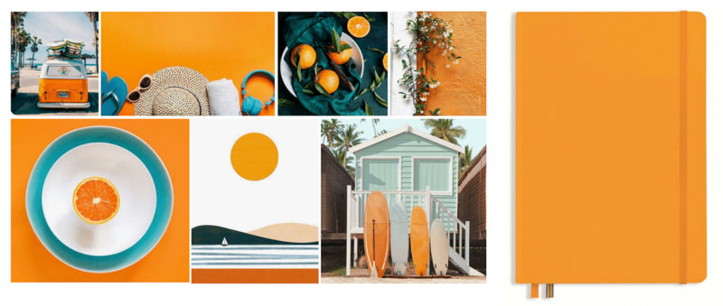 Leuchtturm1917 Notebook Medium (A5), Blank - Rising Sun