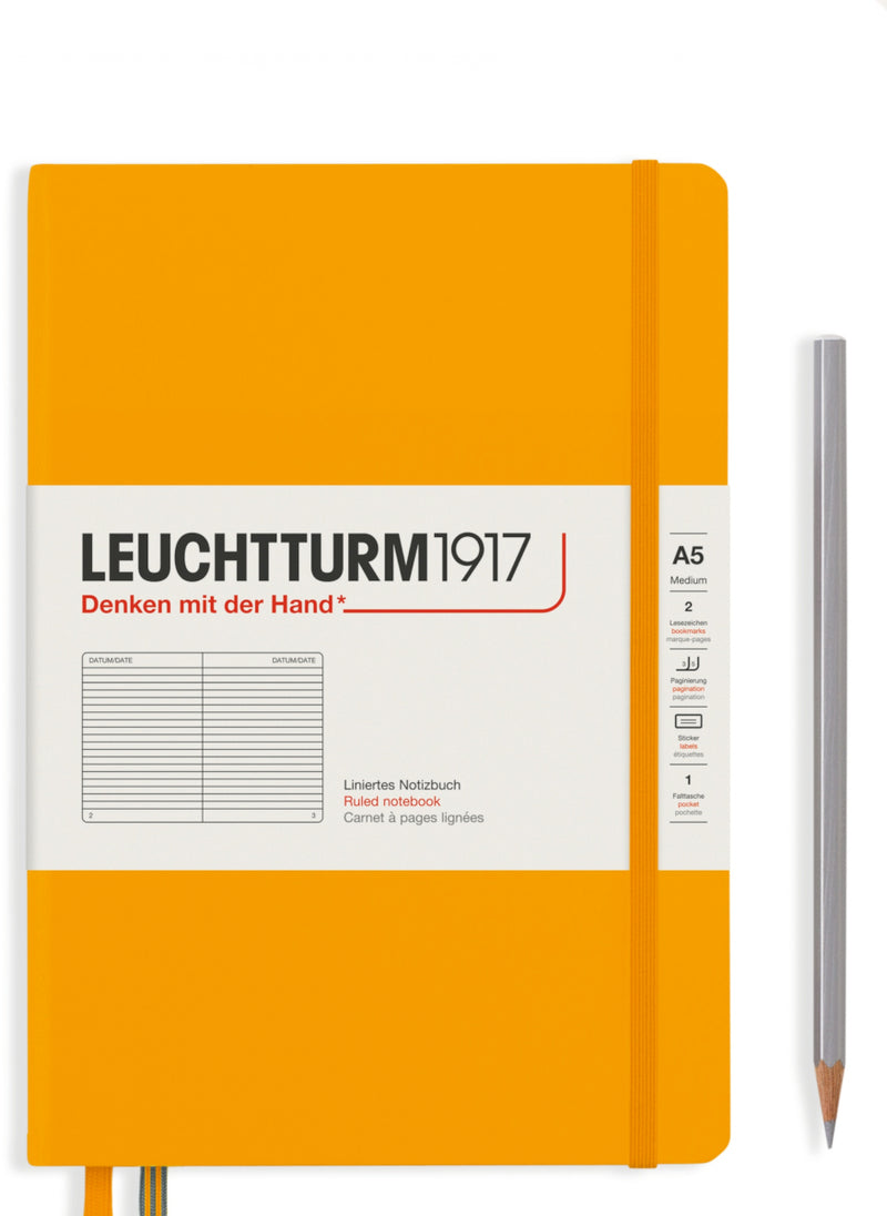 Leuchtturm1917 Notebook Hardcover (A5), Ruled - Rising Sun