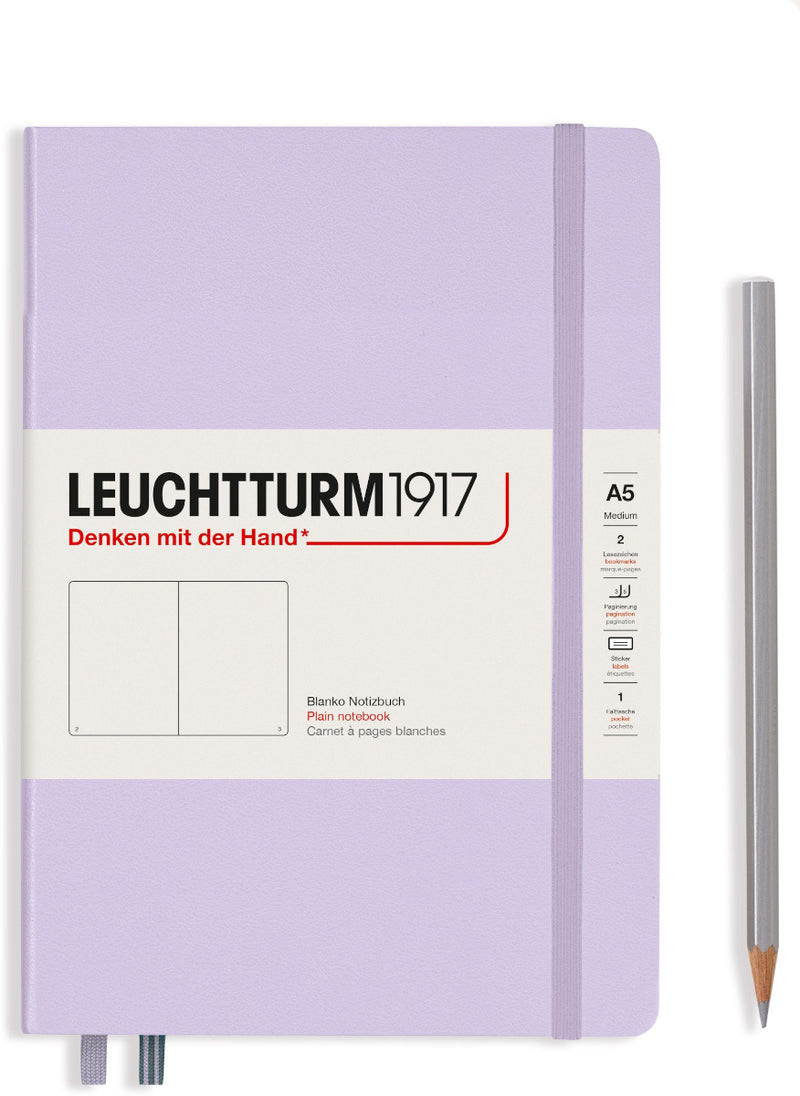 Leuchtturm1917 Notebook Hardcover (A5), Plain - Lilac