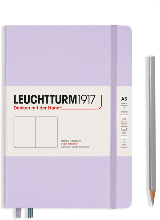 Leuchtturm Hardcover (A5) - Lilac Plain