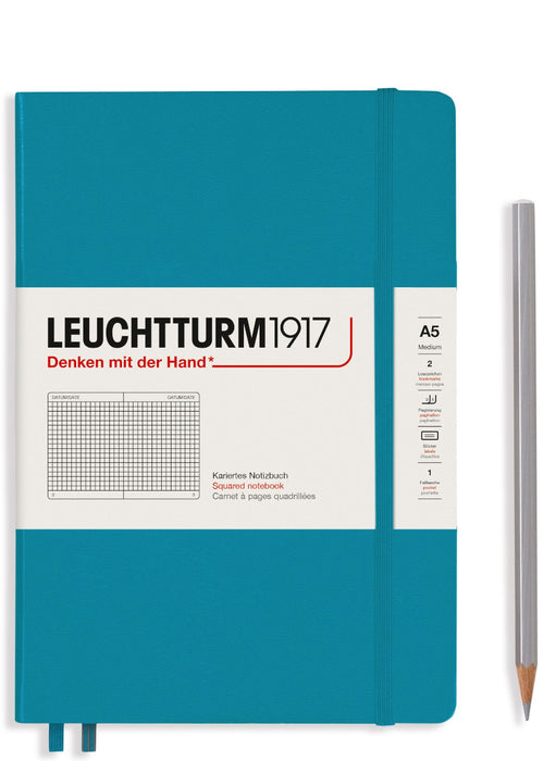 Leuchtturm1917 Hardcover (A5) - Ocean Square Graphed