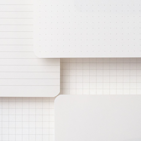 Blackwing Slate Notebook Medium - White - Blank