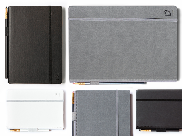 Blackwing Slate Notebook Medium - White - Lined