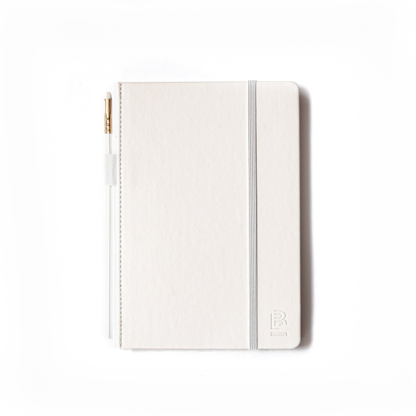 Blackwing Slate Notebook Medium - White - Dotted