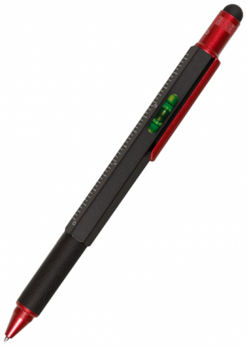 MEMMO Level Stylus Tool Pen - Black/Red