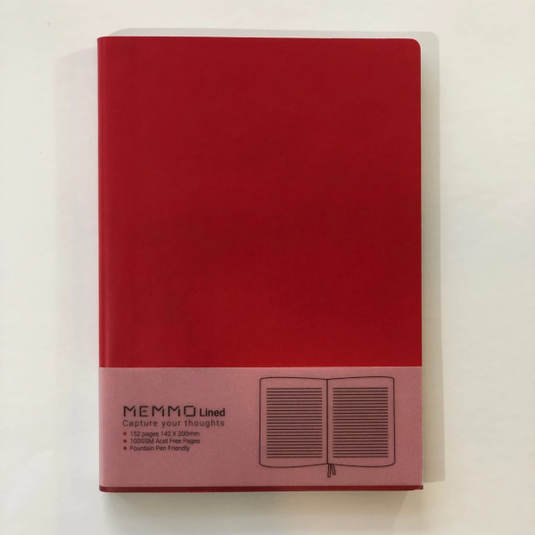 *Clearance* MEMMO Notebook - Rouge - A5 - Lined