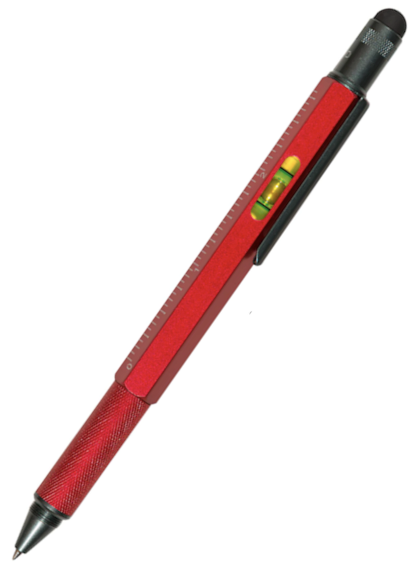 MEMMO Level Stylus Tool Pen - Red